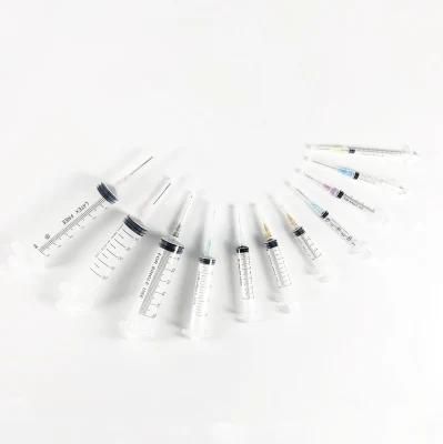 Wego Factory Directly Distribution Disposable Syringe Plastic Syringe 1ml 3ml 5ml 10ml 30ml 50ml 100ml
