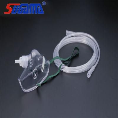 Soft PVC Adjustable Portable Sterile Oxygen Mask for Adult Pediatric