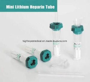 Ce Approved Medical Disposable Mini Lithium Heparin Tube
