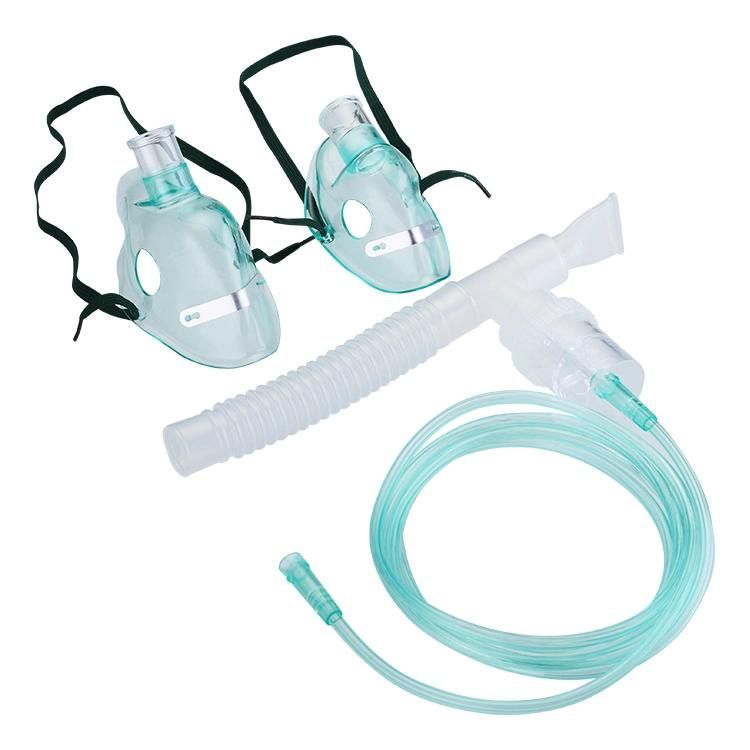 Hot Sale Medical Soft PVC Nebulizer Mask with Mouth Piece