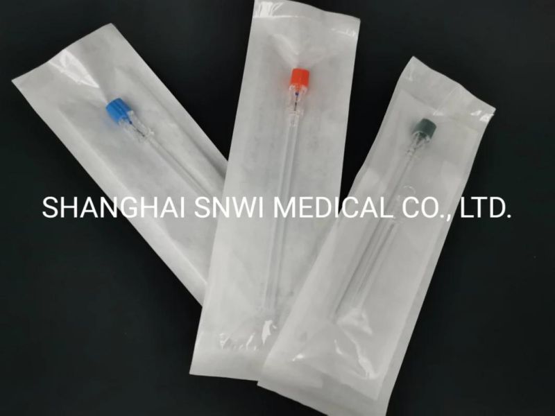 Medical Disposable Spinal Needle for Lumbar Puncture (Quincke point, Pencil Point, Introducer Tip) with CE ISO Certificate