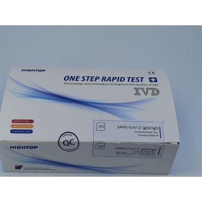 Reasonable Price Hot Sell One Step Rapid Test for Personal