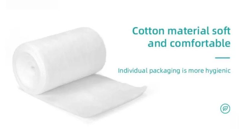 High Quality Absorbent Cotton Wool Roll White Absorbing Blood and Other Liquid