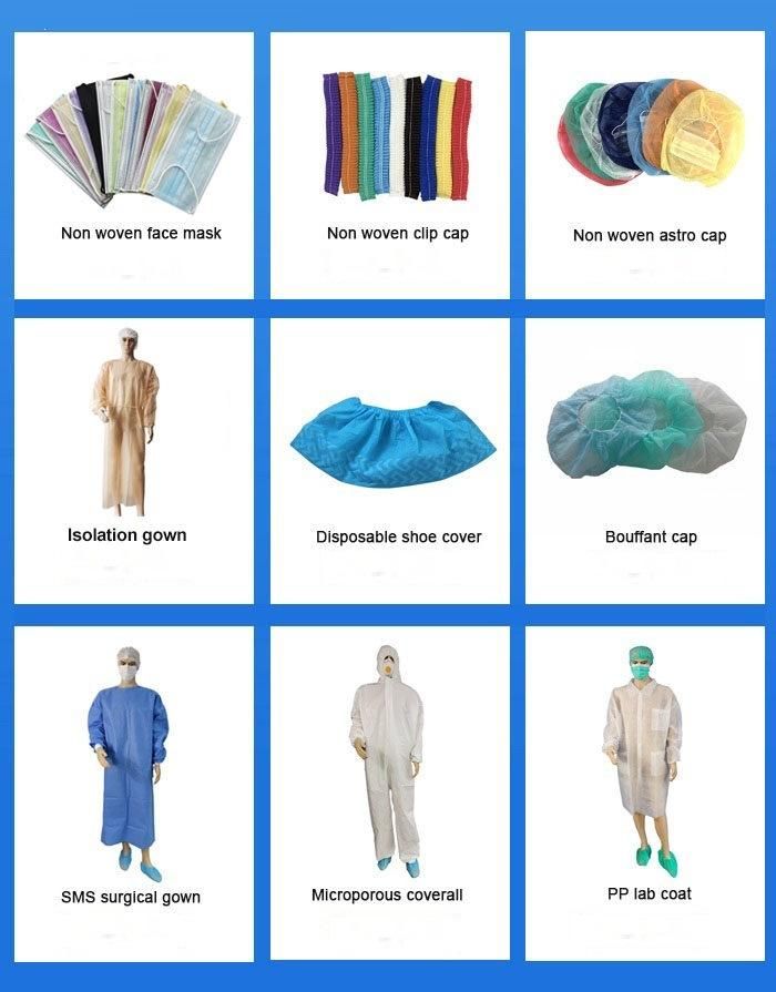 ISO13485 Light Weight Machine Made Anti-Slip PE Nonwoven Isolation Surgical Plastic Disposable Plastic Waterproof Hospital CPE Medical Foot Shoe Cover Overshoes