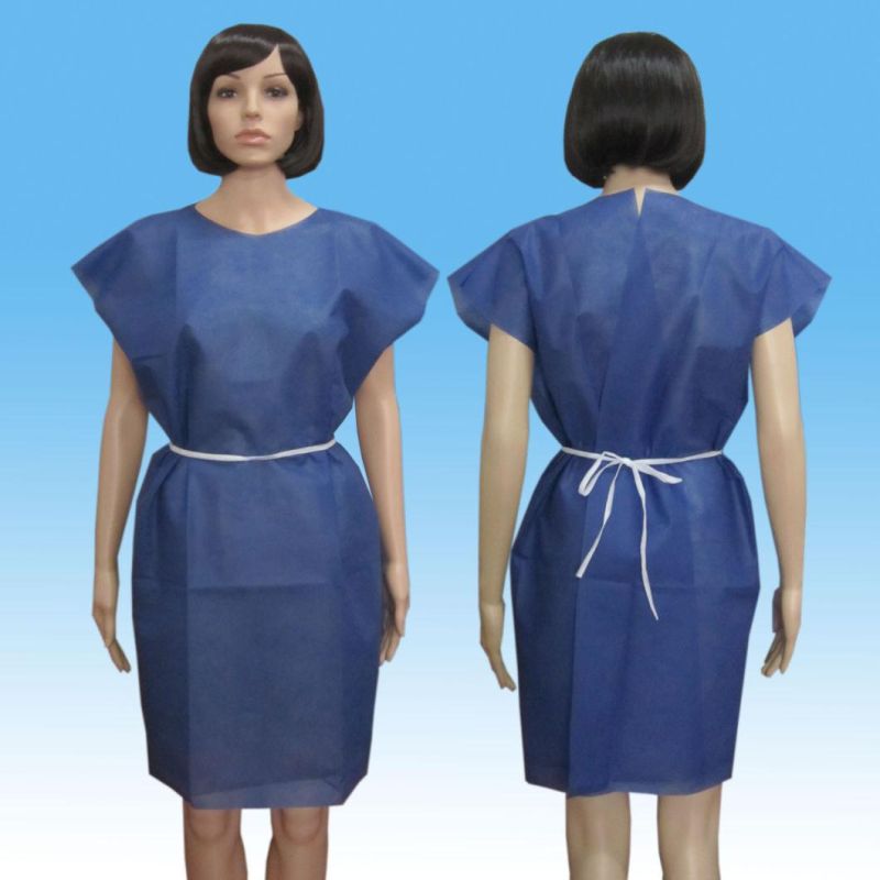 PP Disposable Patient Suits Seperate Clothes for Surgical Exam