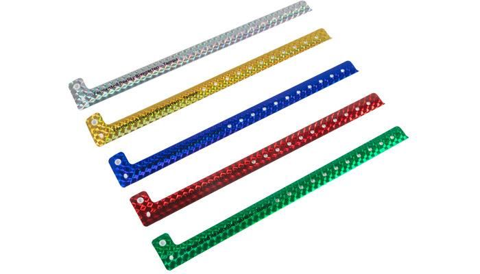 Waterproof Holographic L Shape Event Wristband