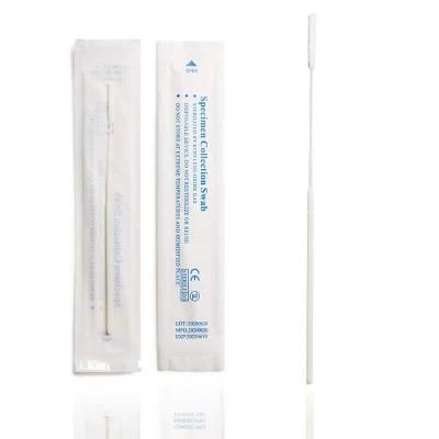Nylon Flocked Nasal Throat Swab for Specimen Collection