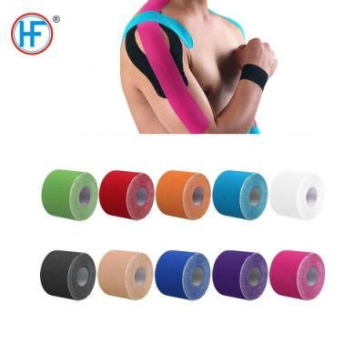 Mdr CE Approved Waterproof and Breathable K- Tape for Sports Protecting Muscles Kinesiology Tape