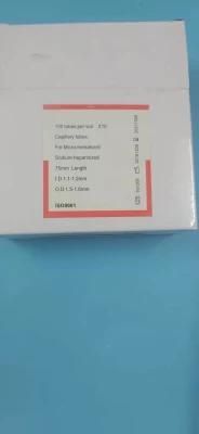 Manufacturer Competitive Price Blood Collection Capillary Tube Heparinized Best Quality Black Line Glass Capillary Tube