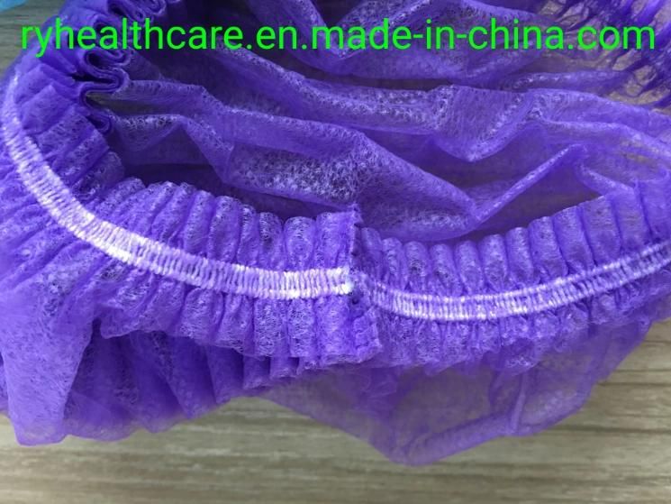 Anti Dust Hat Head Cover Mob Bouffant Cap Non Woven Disposable Hair Nets