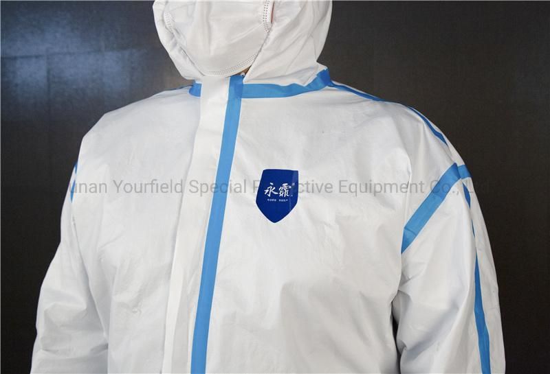 Non Woven SMS Disposable Protective Coverall