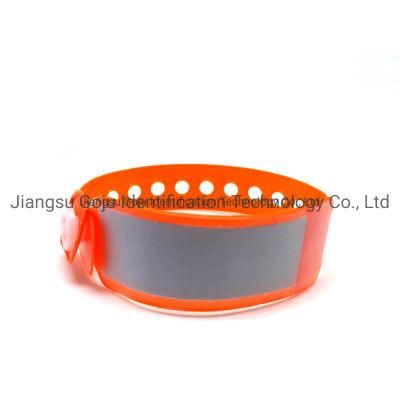 Disposable Medical Hospital Insert Cards PVC ID Wrist Bands
