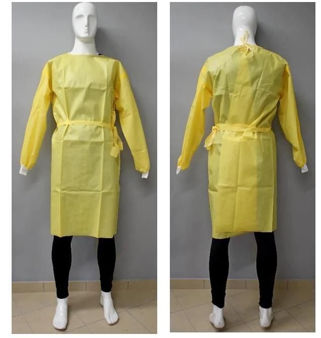 CE Certified Type 3b 4b Protecitve Gown Against Liquid Chemicals