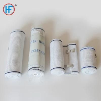 Mdr CE Approved Hotsale Trending Products Surgical Dressing Medical Blue Line High Elastic Bandage