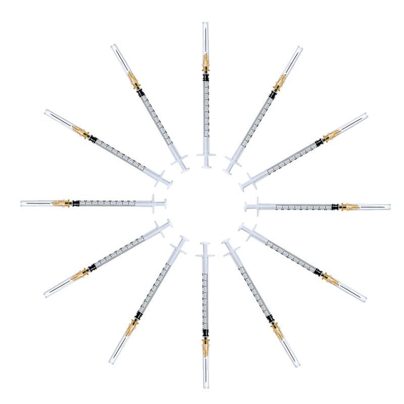 China Direct Factory Disposable Medical Plastic Luer Lock Syringe with Needle or Without Needle
