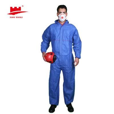 Rhycom Disposable Protective Clothing of En14126 and Coverall with Type5/6 in Stock