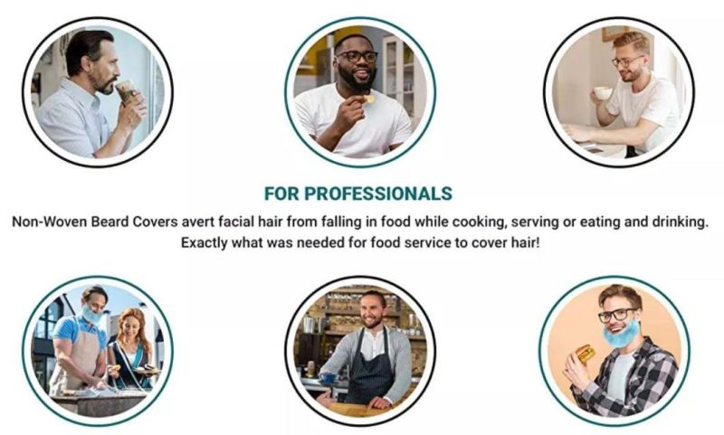 Factory Directly Protective Products Food Industry Beard Cover