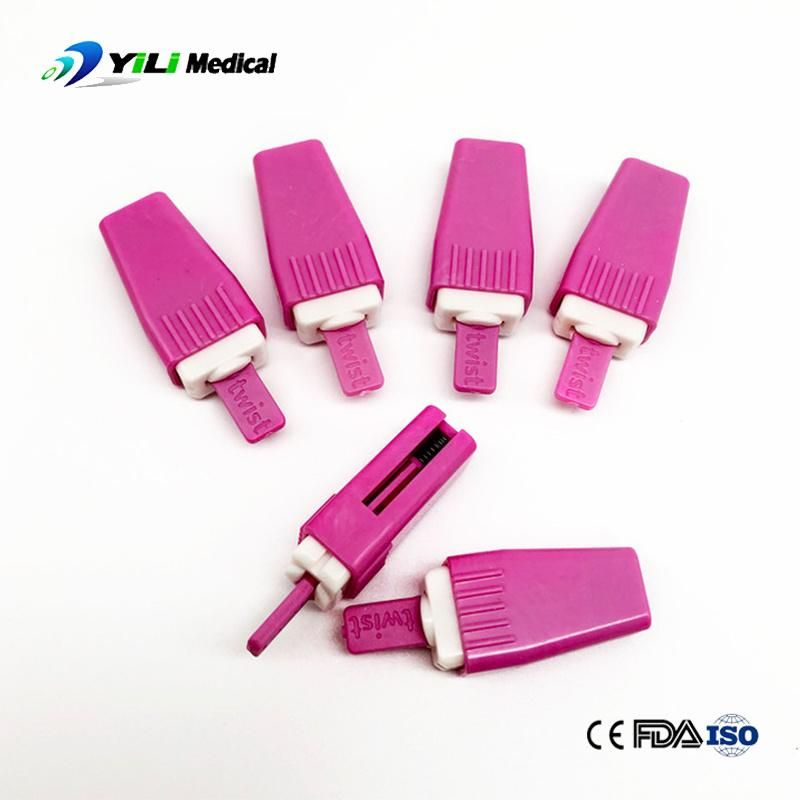 Mechanical Blood Collection Needle for Finger Blood Sampling
