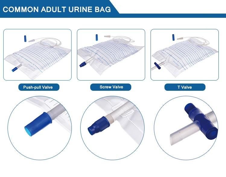 Disposable Medical Convenient Easy to Use Medical Adult Urine Bag