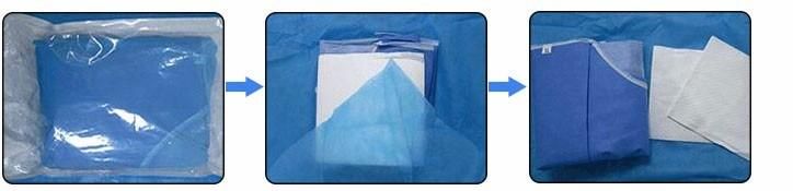 Disposable Sterile Surgical Drapes and Gowns in General Pack