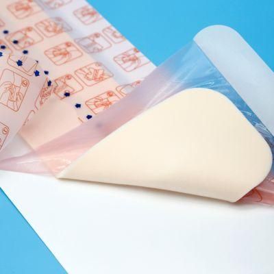 Prevention of Pressure Border Silicone Foam Dressing Wound Dressing