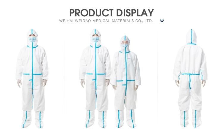 Disposable PE Protective Isolation Clothing Suit
