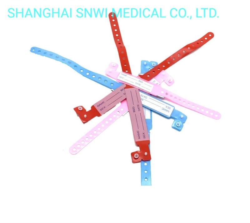 CE ISO Certificate Child Adult Insert Card Patient Hospital ID Wristband