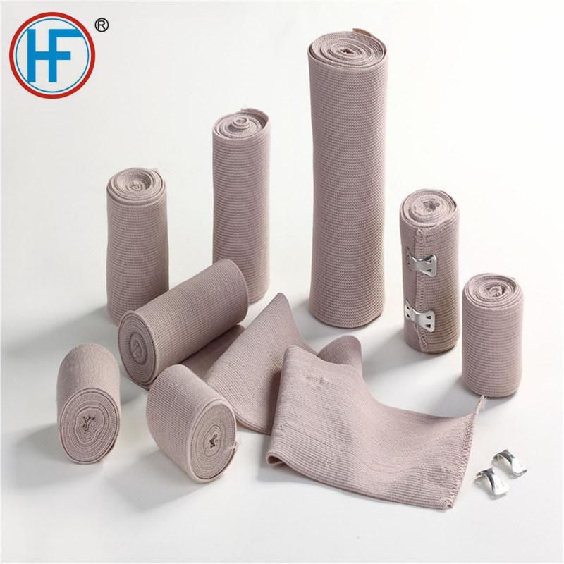 Medical Rubber Compressed Gauze First Aid PBT Cohesive Skin High Elastic Crepe Bandage with OEM