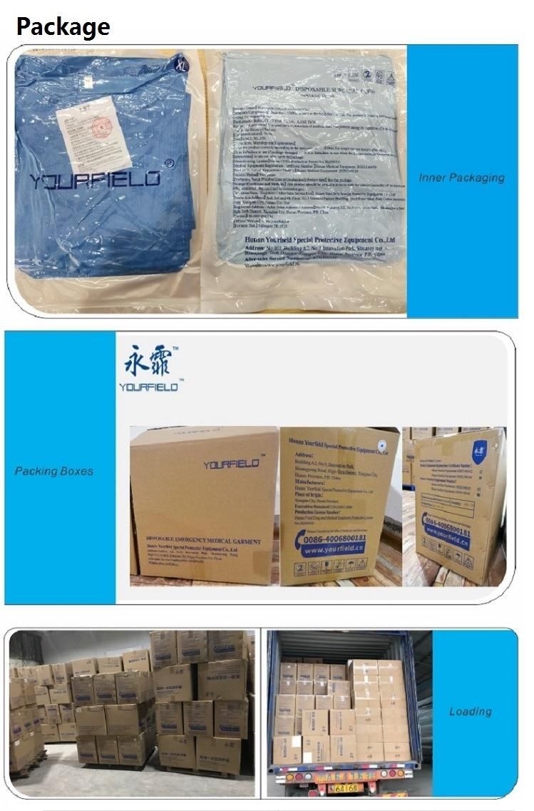 Non-Woven Fabrics Disposable Isolation Disposable Coveralls