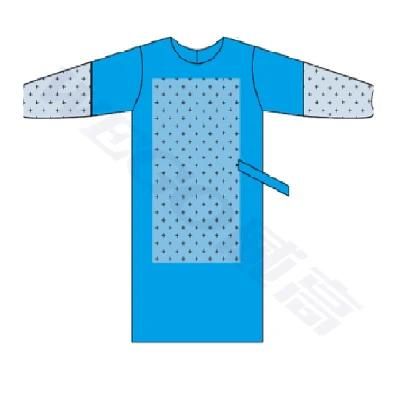 Surgical Gown Medical Waterproof Plastic Non-Woven Fabric Disposable Protective Isolation Surgical Gown