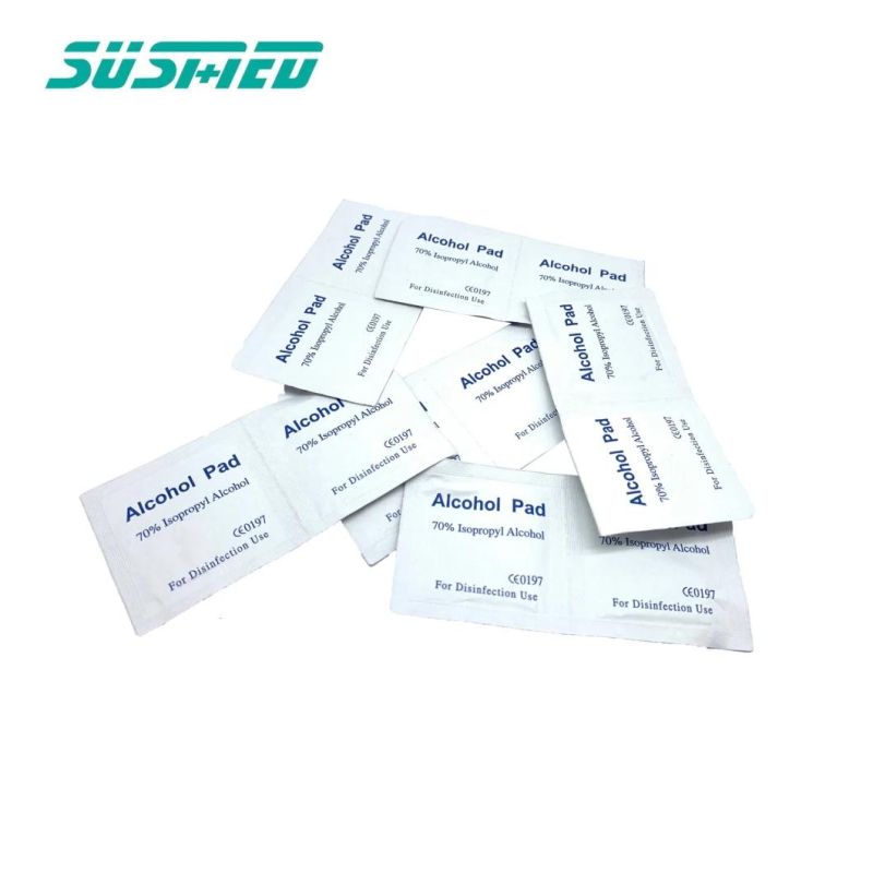 High Quality Disposable Custom Medical Alcohol Pads for Disinfection Use
