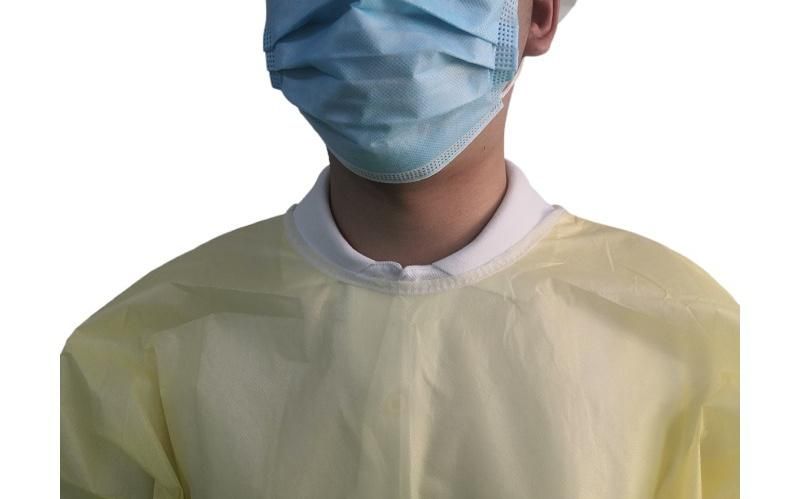 Factory Wholesale Cheap Isolation Clothing Surgical Gowns 30GSM Disposable Isolation Gown