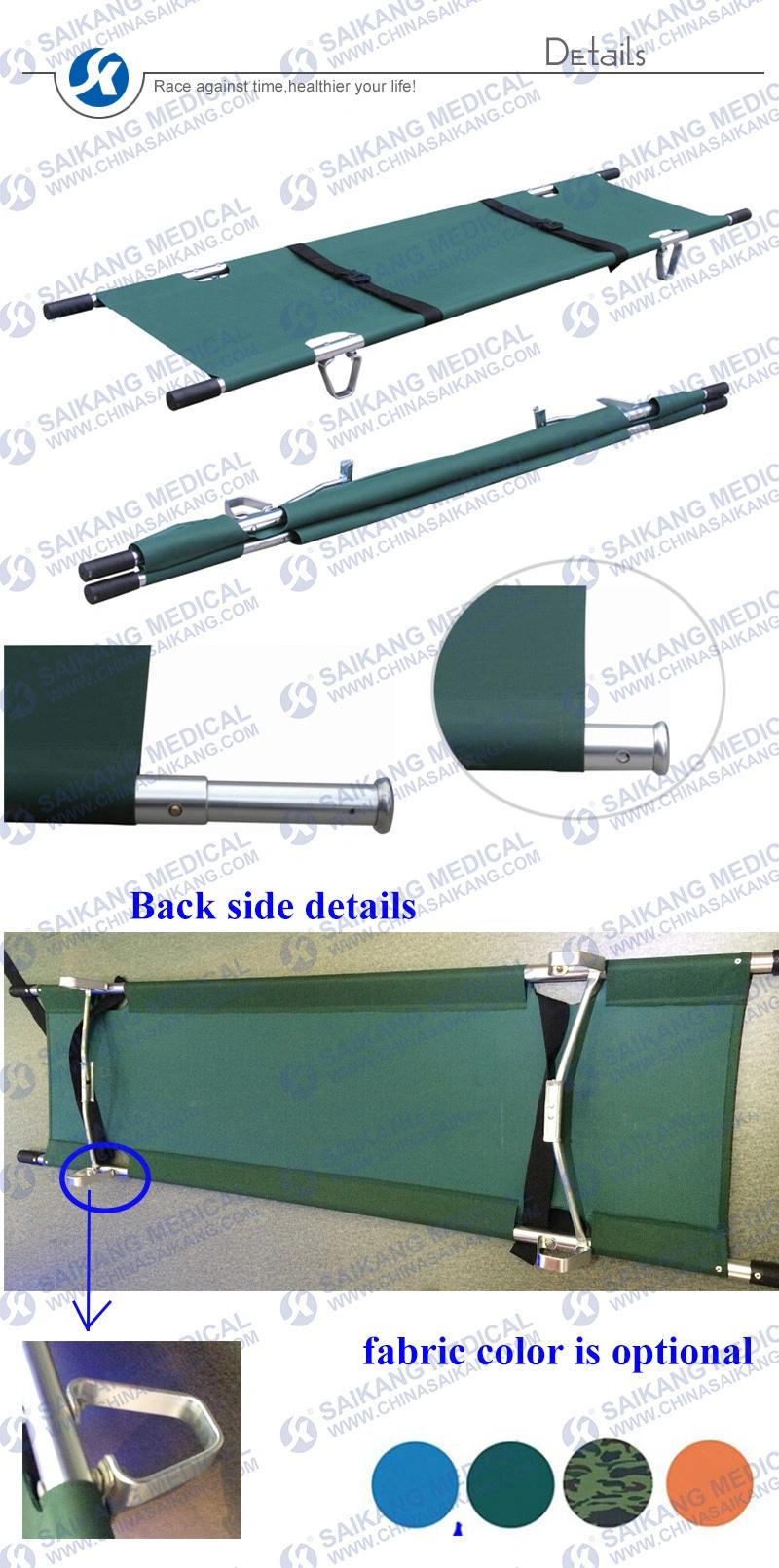Aluminum Alloy Medical Foldaway Rescue Stretcher