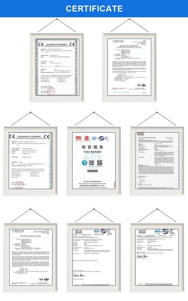 Colorfull Nonwoven Medical Use Anti-Virus Face Mask