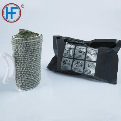 Mdr CE Approved Green Military Emergency Bandage with Ethylene Oxide Sterilization