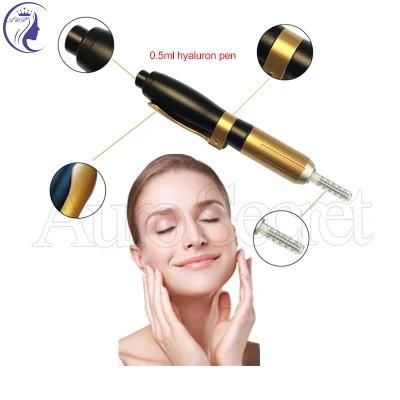 5ml New Hyaluronic Acid Lip Filler Cross Linked Injection Free Needle Black Gun Pen
