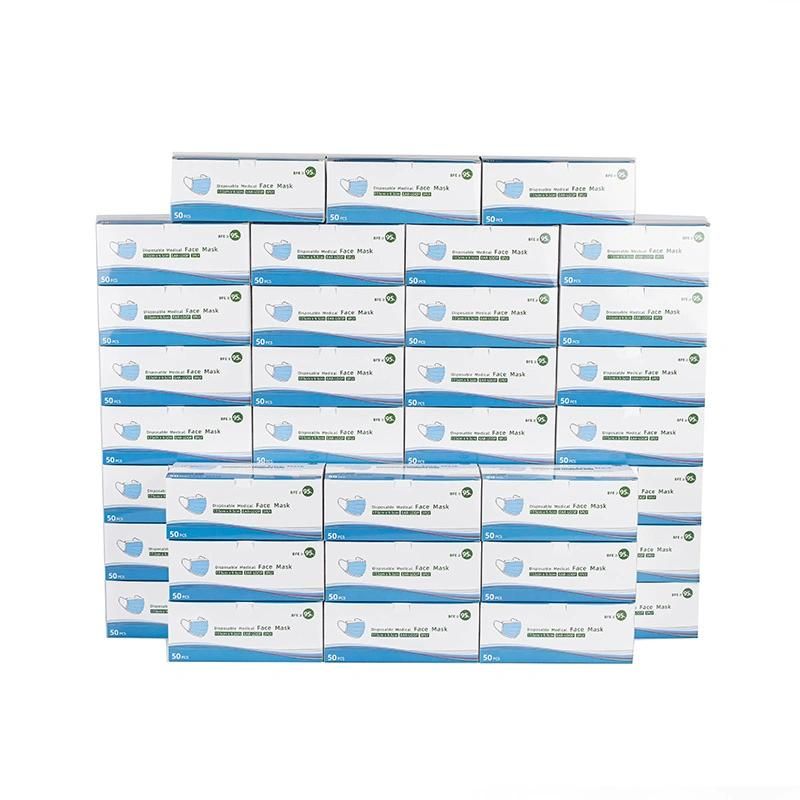 Wholesale 3 Layer 3 Ply Disposable Medical Face Mask