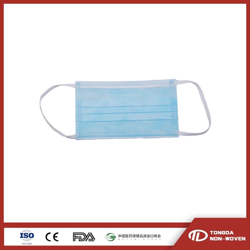 Disposable 3 Ply Safety Anti-Pollution Non-Woven Breathable Cleanroom Face Mask