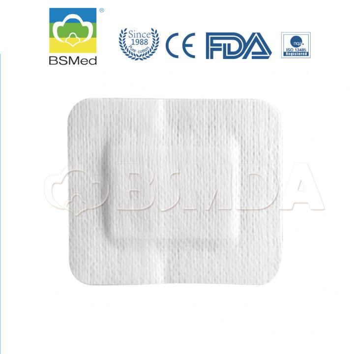 Sterile Wound Plasters Wound Healing Non-Woven PU & Cotton Fabric Plasters