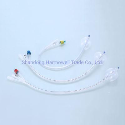 Hosoital Supply Disposable Silicone Foely balloon Catheter