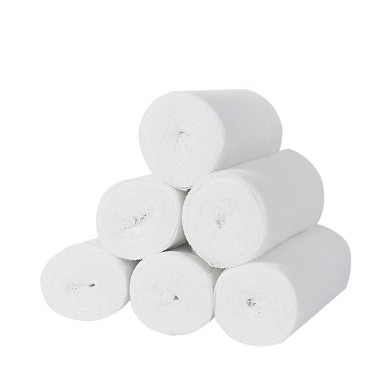 Surgical Elastic Medical Conforming 100% Cotton Gauze Bandage Disposable 100% Cotton Absorbent Gauze Bandage Medical Supplier