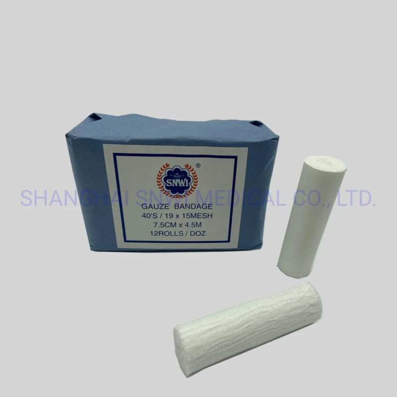 100% Cotton Gauze Bandage with ISO and CE Certificates