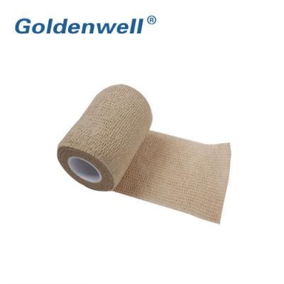 White Non-Woven Self Adhesive Cohesive Bandage Medical Elastic Bandage
