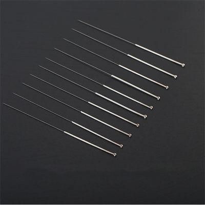 Single Use Different Sizes Sterile Alloy Handle Acupuncture Needles with Aluminum Foil Packing