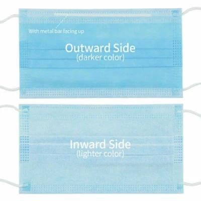 Surgery Respiratory Mask Face Disposable Facial Ear Loop 3ply in Doplas Surgical Mask Manufacturer