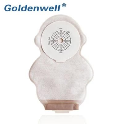 15-70mm Adult and Kids Medical Consumables 1 Piece Drainable Colostomy Bags Disposable Adhesive Ostomy Supplies