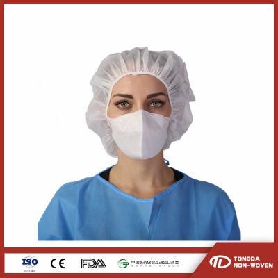 Competitive Price Disposable Bouffant Cap Single or Double Elastic