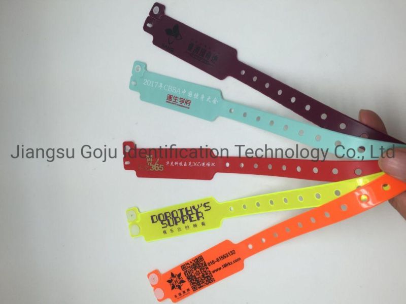 Vinyl Bracelet ID Wristbands Wristband for Events