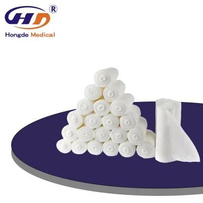 HD383 China PBT Bandage Medical Cotton High Absorbent Gauze Bandage with Woven Edges