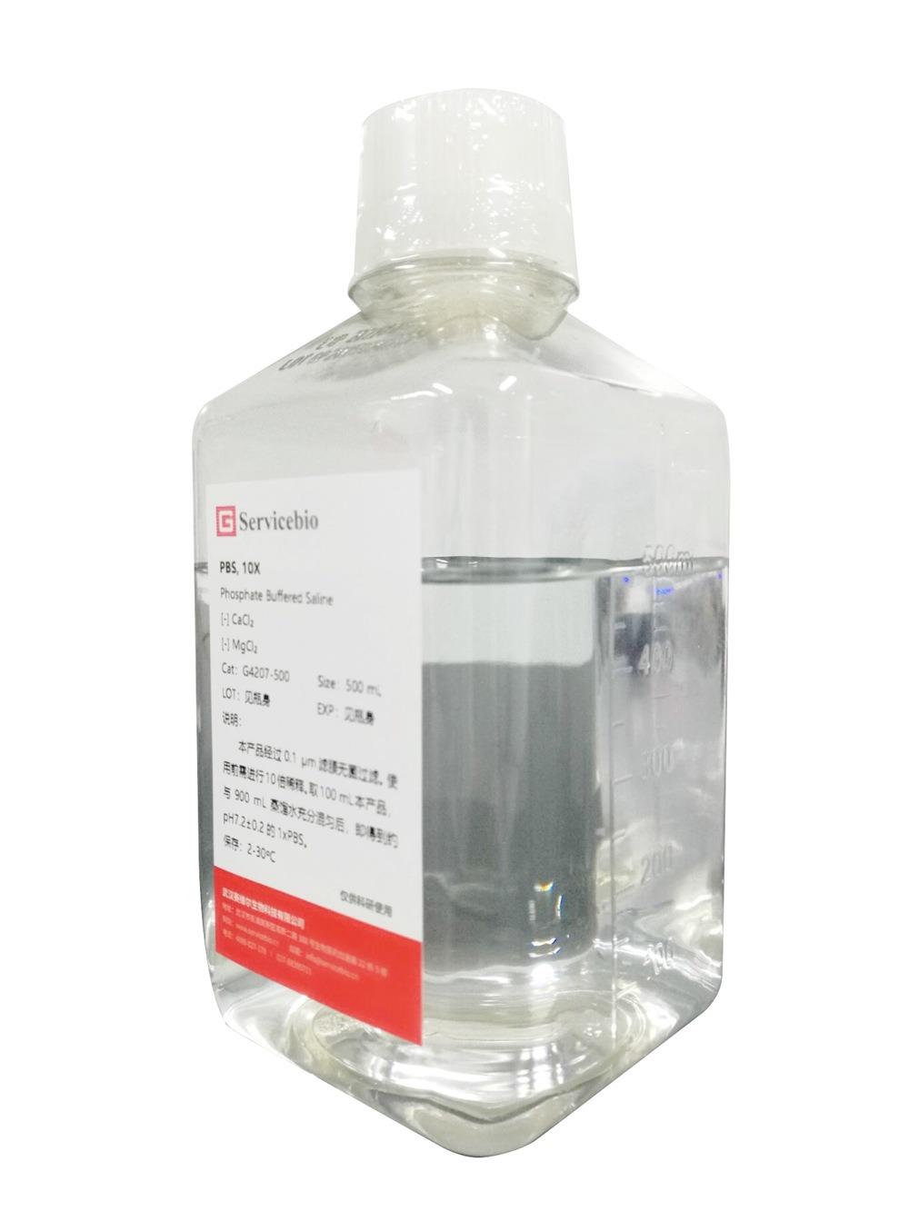 Pbs 10* Phosphate-Buffered Saline Liquid, 500ml
